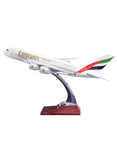 Emirates A380 Yolcu Uçağı Model Uçak 1/160 Ölçek 36cm Tekersiz