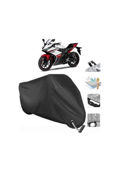 Yamaha Yzf R25 Motosiklet Branda (Bağlantı, Kilit Uyumlu)-Siyah (457277031)