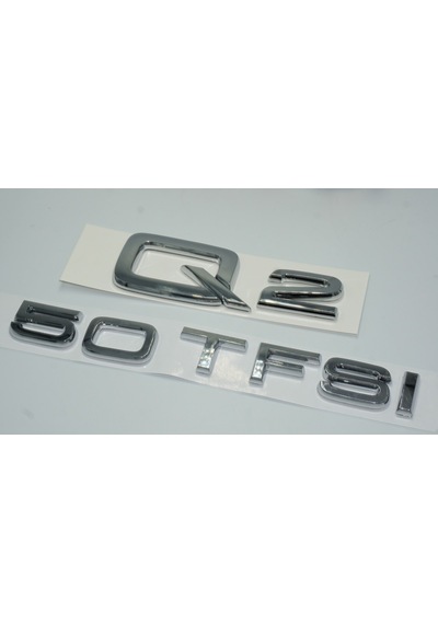 Audi Q2 50 TFSi Krom ABS 3M 3D Bagaj Yazı Logo Ürün