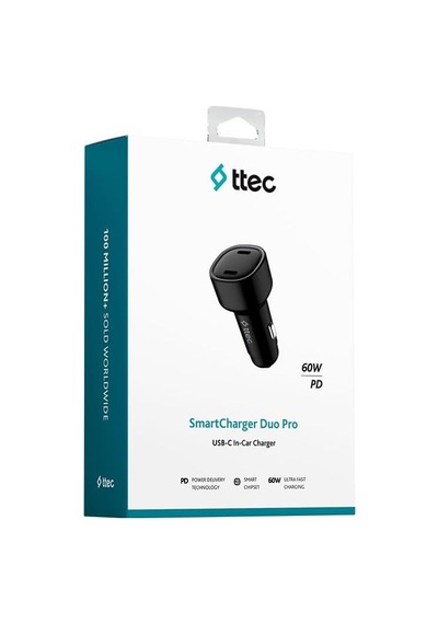Ttec Smartcharger Duo Pd 48w Araç Hızlı Şarj Aleti Usb-c+usb-a 2ckp02s