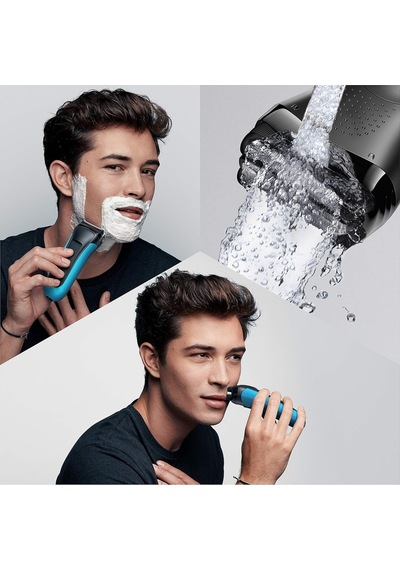 Braun Series 3 Proskin Elektrikli Tıraş Makinesi, Düzeltici, Erkek Elektrikli Tıraş Makinesi, Seyahat Çantalı, Erkeğe Hediye, Islak Ve Kuru, Almanya'da Üretilmiştir, 3045s, Siyah/mavi Braun Series 3 Proskin Elektrikli Tıraş Makinesi, Düzeltici, Erkek Elektrikli Tıraş Makinesi, Seyahat Çantalı, Erkeğe Hediye, Islak Ve Kuru, Almanya'da Üretilmiştir, 3045s, Siyah/mavi