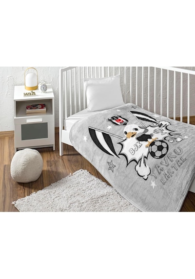 Taç Beşiktaş Klasik Taraftar Desenli Pamuk-polyester Karışım Battaniye, Siyah, Beyaz, Bebek Sku: Smg8690010187680 Diğer