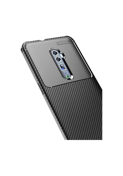Oppo Reno 10x Zoom Kılıf Zore Negro Silikon Kapak Lacivert