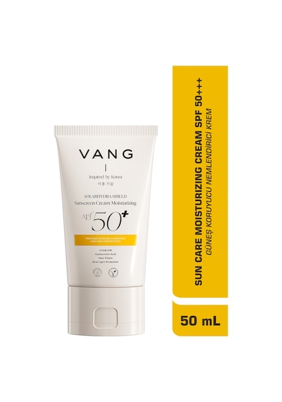 Vang Yüksek Koruyucu Mavi Işık Koruma Nemlendirici Güneş Kremi SPF50+ 50 ML