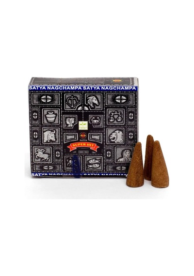 Nag Champa Konik Tütsü- Backflow Cones Geri Akışkanlı Premium Natural Incense Cones Nag Champa