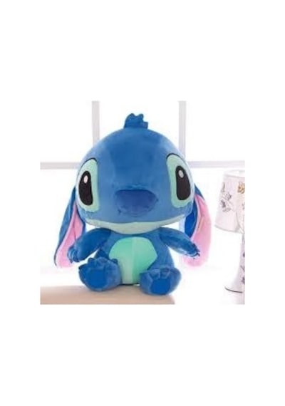 Stitch Peluş Oyuncak 55 Cm Büyük Boy Sevimli Peluş Karakter Mavi