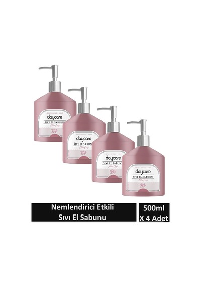 Nemlendirici Etkili Sıvı Sabun Lotus Çiçeği Kokulu 500 Ml X 4 Adet