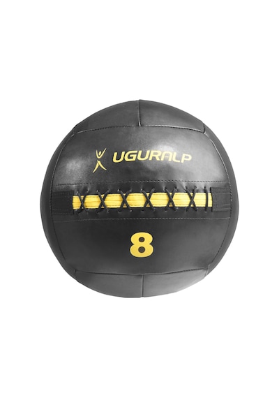 Uğuralp Deri Sağlık Topu 8Kg - Crossfit Model Medicine Ball
