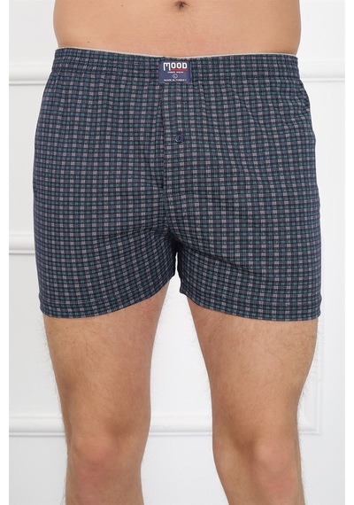 İbrahim Burak Etiler Collection Moda Çizgi Erkek Penye Boxer 40081 Lacivert