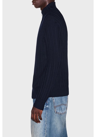 Armani Exchange Pamuklu Regular Fit Dik Yaka Hırka Erkek Hırka Xm002998 Af14008 Ub101 Lacivert Armani Exchange Pamuklu Regular Fit Dik Yaka Hırka Erkek Hırka Xm002998 Af14008 Ub101 Lacivert