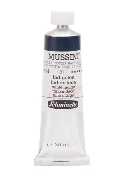Mussini 35Ml Yağlı Boya Seri:1 No:494 Indigo Tone