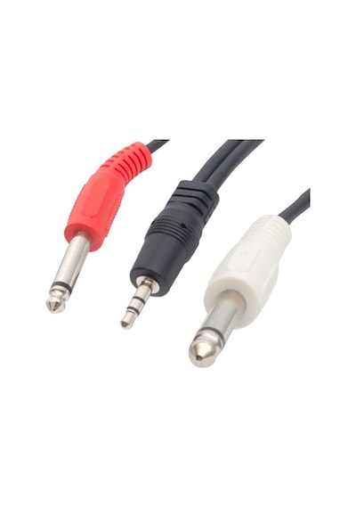 POWERMASTER PM-13934 3.5 MM STEREO ERKEK/2X6.3 MM MONO ERKEK 5 METRE SES KABLOSU