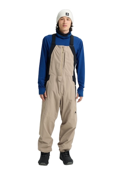 Burton Burton Reserve 2l Relaxed Bib Pants Erkek Bej Snowboard Pantolonu 30531