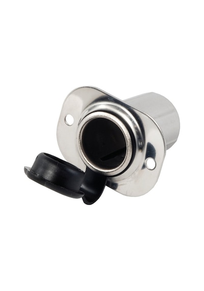 Paslanmaz Krom Çakmak Yuvası, 12v, Tekne Çakmaklık Yuvası