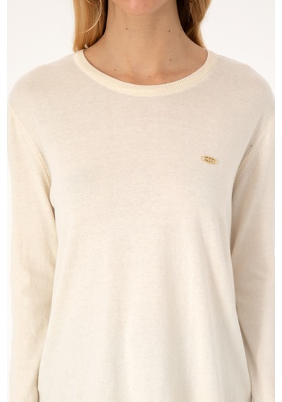U.s. Polo Assn. Kadın Kazak /triko 50313579-vr256 İnci