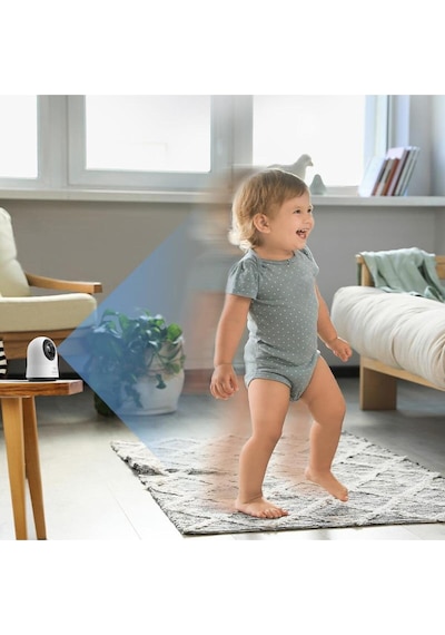 Baseus Security P1 Pro Indoor 3k Wi-fi Güvenlik Kamerası , Aı Algılama, Gece Görüşü Alexa Ve Google Uyumlu