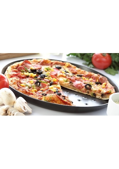 Altınbaşak Saç Delikli Pizza Tavası 42 CM