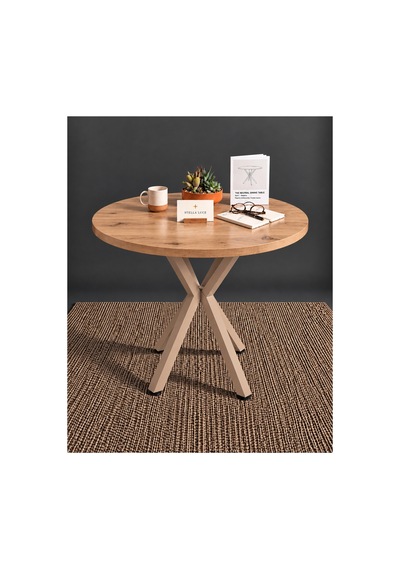 Kalınlaştırmalı Mutfak Cafe Balkon Bahçe Restoran Yemek Masası 70x70 Cappuccino Çam Yuvarlak Krem Krem Kalınlaştırmalı Mutfak Cafe Balkon Bahçe Restoran Yemek Masası 70x70 Cappuccino Çam Yuvarlak Krem Krem