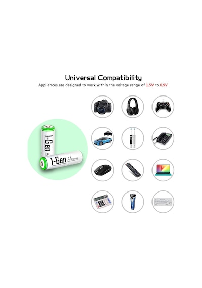 I-gen B183 16 Adet Aa 2700 Mah Şarjlı Kalem Pil + 16 Adet Aaa 900 Mah Şarjlı İnce Kalem Pil 1.2v Nı-mh