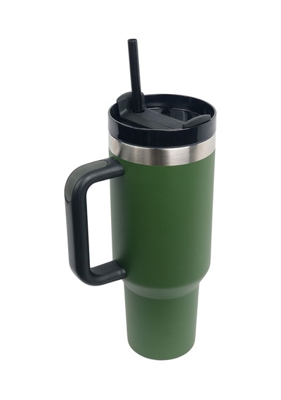 Çelik Mug Termos - Igloo - Stadler - 1.2 Lt - Haki/siyah - 205787 Çok Renkli