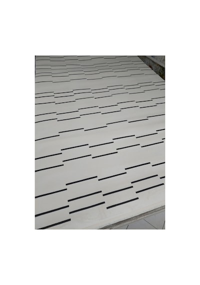 Black Serisi 200x290 6m2 Akrilik Dokuma Halı Krem Siyah