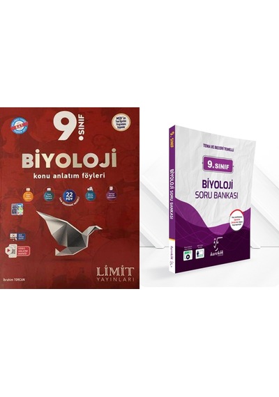 Limit 2024-2025 9 Sınıf Biyoloji Yeni Maarif Modeli Güncel Seti
