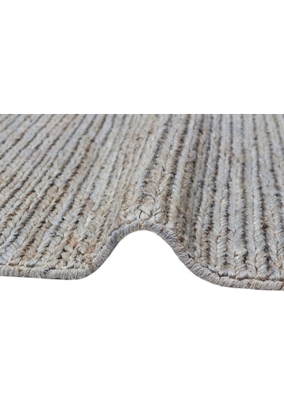 Eko Halı Fine Choti Sb03 Grey Flatweave El Dokuma Naturel Jüt Hasır Halı
