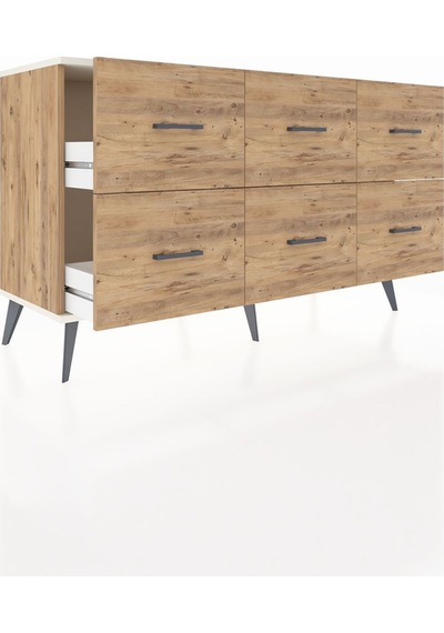 Kronos Konsol 6 Çekmeceli 132x59x83 Çam-aytaşı/çam Aytaşı/çam Kronos Konsol 6 Çekmeceli 132x59x83 Çam-aytaşı/çam Aytaşı/çam