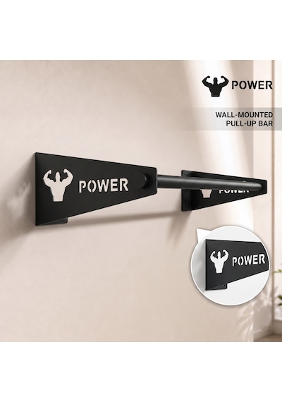 Barfiks Aleti - Barfiks Demiri - Barfix Çubuğu - Demir Bar Siyah Power