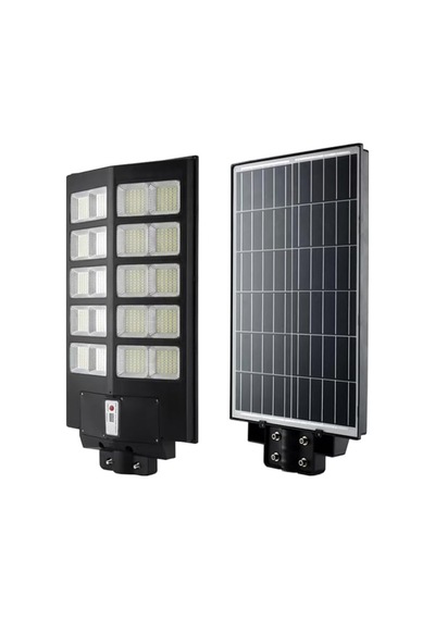 Tr 1200w Güneş Enerjili Ultra Parlak Led Sokak Lambası Su Geçirmez, Sensörlü, Kumandalı