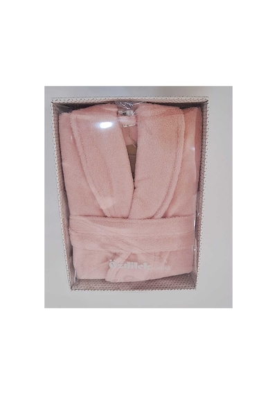 Özdilek Colourist Şal Yaka Bornoz S-m Beden Açık Mercan Pembe