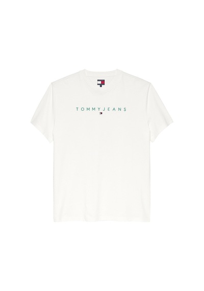 Tommy Hilfiger Tjm Normal Kesim Lineer Logolu Erkek Yeşil T-shirt Dm0dm20744l5y Yeşil