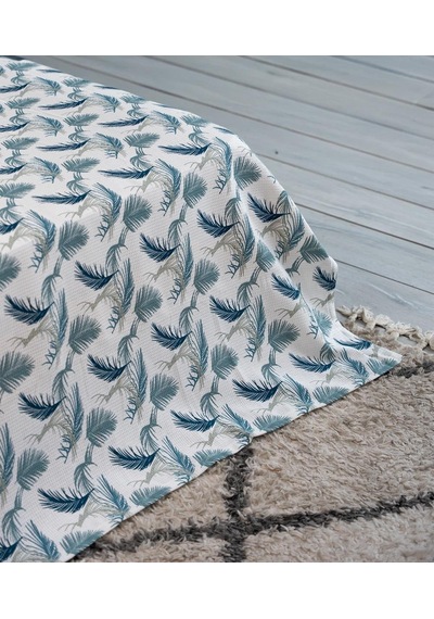 Menderes Home Cotton Collection Tek Kişilik Pike Mint Çok Renkli