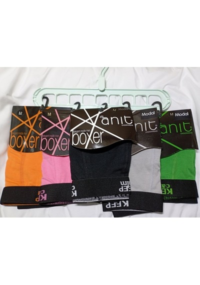 Anıt Erkek Boxer Modal Keep Calm Yazılı 5Li Ekonomik Paket 001