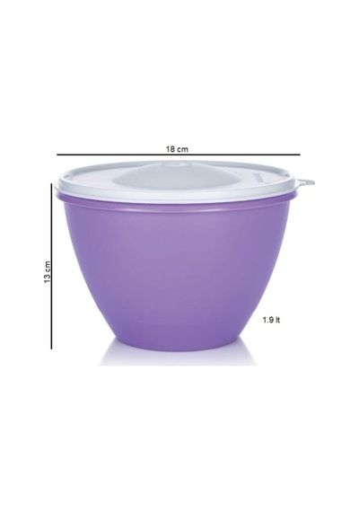 Uzun Kap 1.9 Lt Mor Hazırlama Saklama Kabı Hsgl Mor - 61460519 Mor