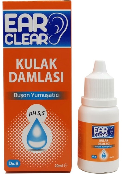 Ear Clear Buşon Yumuşatıcı Kulak Damlası 20Ml