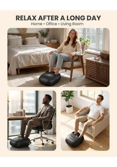 Cılı Shiatsu Ayak Masaj Makinesi, Plantar Fasiit İçin Elektrikli Isıtmalı Ayak Masajı, Yoğurma Titreşim Sıkıştırma, Çıkarılabilir Kol, Erkeklere Kadar 13, Noel Hediyeleri Cılı Shiatsu Ayak Masaj Makinesi, Plantar Fasiit İçin Elektrikli Isıtmalı Ayak Masajı, Yoğurma Titreşim Sıkıştırma, Çıkarılabilir Kol, Erkeklere Kadar 13, Noel Hediyeleri