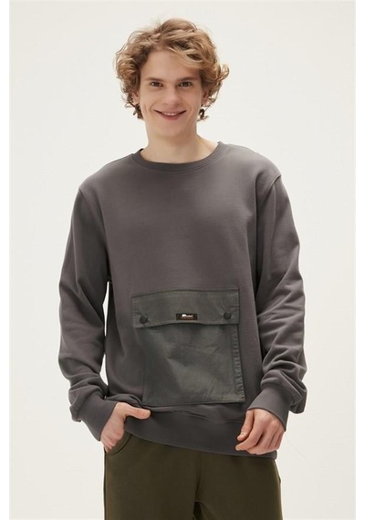 Bad Bear 22.02.12.017-c118 Kangaroo Erkek Sweatshirt Siyah