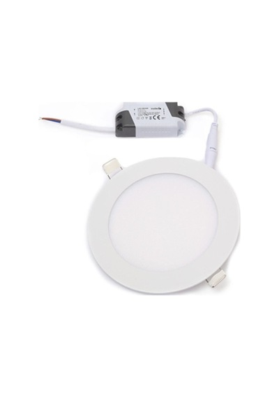 İnoled 6w Yuvarlak Sıva Altı Led Panel Beyaz-6500k