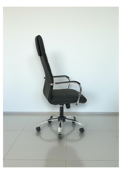 Ofis Yap Yönetici Müdür Makam Deri Kaplama Ofis Koltuğu Siyah
