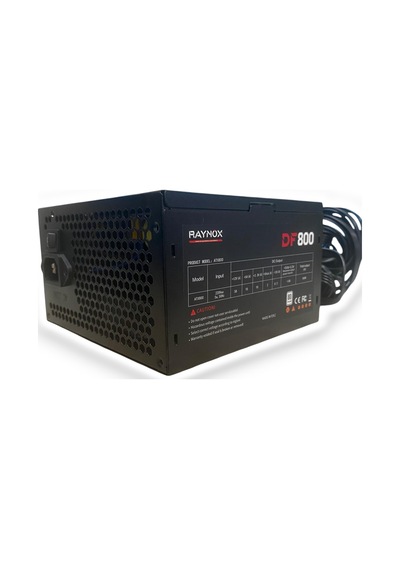Raynox Atx800w Peak 800w 12cm Fan 4 Sata Oyuncu Pc Destekli Power Supply