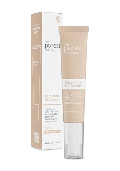 The Purest Solutions Bb Cream Bare Matte 40 Ml Light To Medium 00