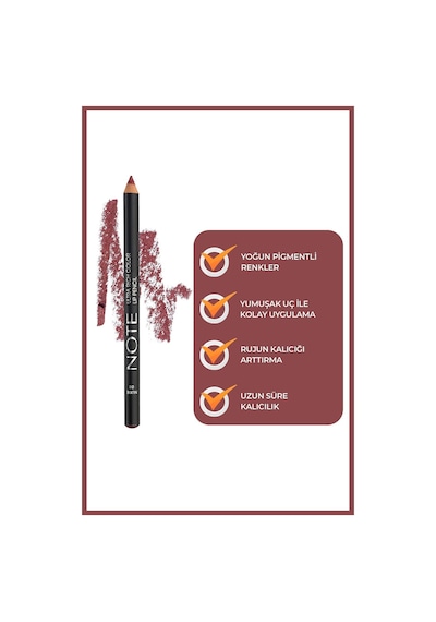 Note Cosmetique Ultra Rich Color Lip Pencil Dudak Kalemi 03 Nude - Nude