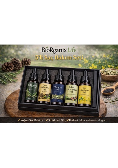Life Yoğun Saç Bakım & Güçlendirme 5 Li Doğal Yağ Seti 20 Ml