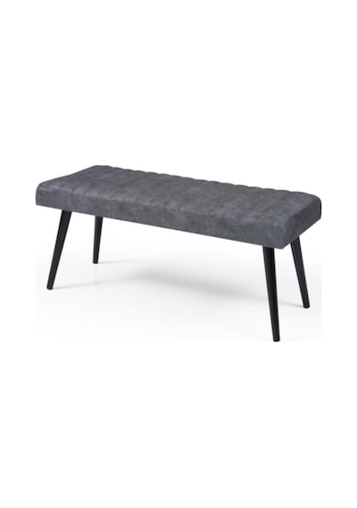 Erezogullari_Mobilya Mutfak Bank Bench Oturma Markiz 95Cm Gri/Antrasit Kumaş