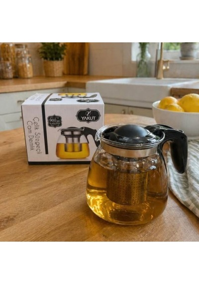 Arzum Ar3134 Dreamtea İle Uyumlu Çelik Süzgeçli Cam Demlik - 1500 Ml