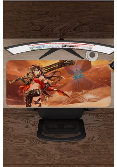 Dehya Genshin Impact Anime Gacha V2 - 90x40 Xxl Gaming Mouse Pad Fare Altlığı