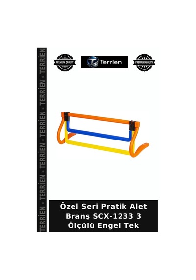 Özel Seri Pratik Alet Branş Scx-1233 3 Ölçülü Engel Tek Çok Renkli