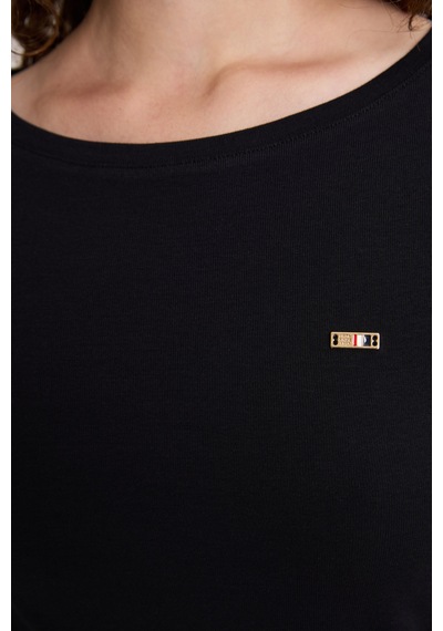 U.S. Polo Assn. Kadın Siyah Tişört 50333801 Vr046