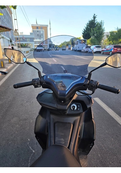 Motocam Kuba Vizy 50 Ön Cam 2025-2026 Model 43cm Füme Renkli Sportif